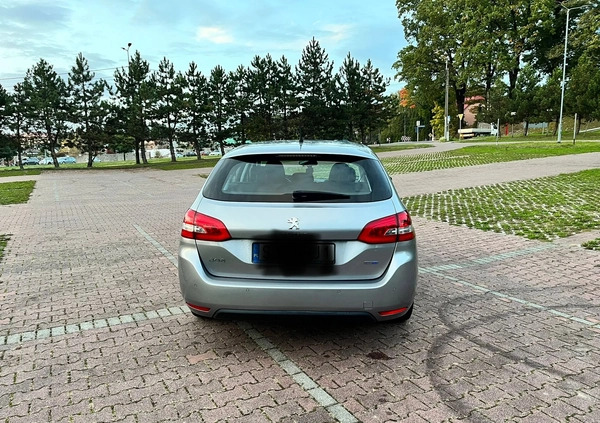 Peugeot 308 cena 45000 przebieg: 112299, rok produkcji 2015 z Mszczonów małe 22